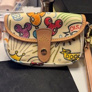 RARE Dooney and Bourke Disney collectible wristlet